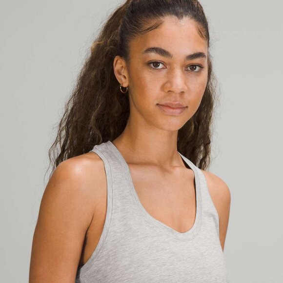 Lululemon Love Tank Top Size 6 - Heathered Core Light Grey - Picture 5 of 5